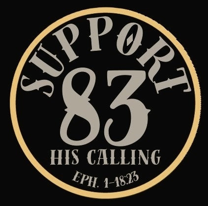 83 Support Patch Gold