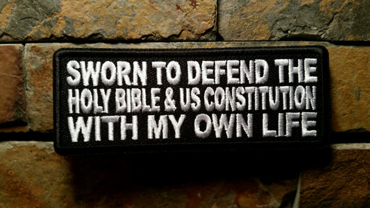 Sworn To Defend Patch