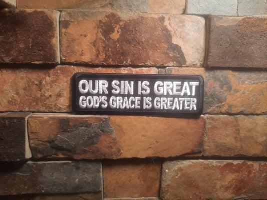 Our Sin Is Great Patch