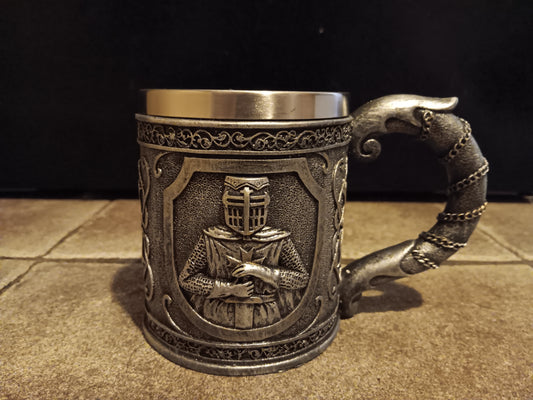 Stainless Steel Medieval Style Coffee Mug